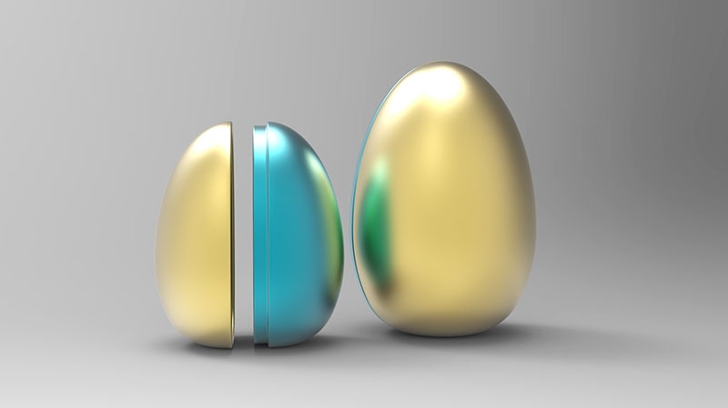 egg shape tin box 2