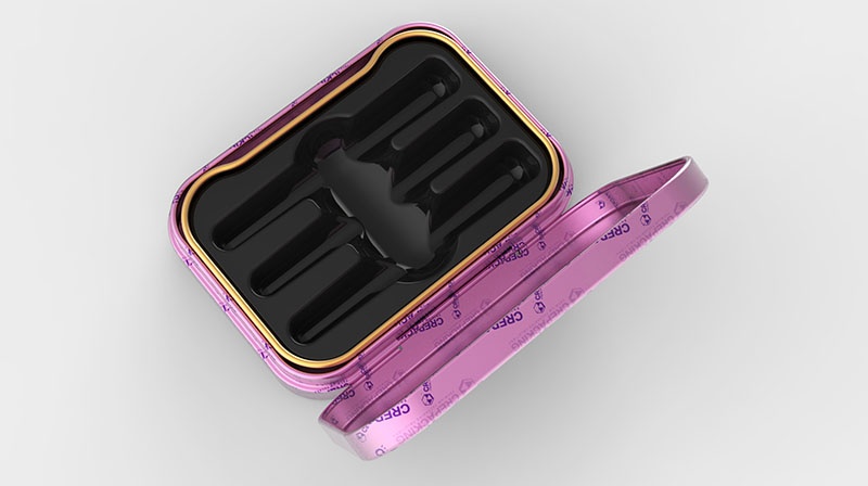 Child-Resistant Sealed Hinge Tin Box