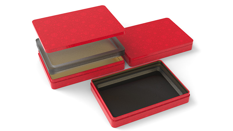 254x181x38mm H RECT Gift Tin box 9